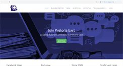 Desktop Screenshot of pretoriaeast.co.za